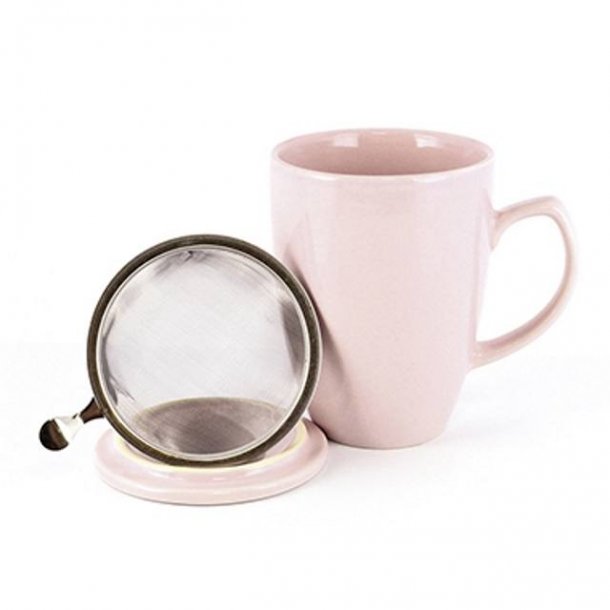Shamila tekrus med filter og lokk, 0,35 l - 10 ulike farger! Rosa